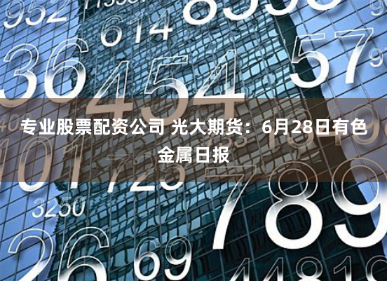 专业股票配资公司 光大期货:6月28日有色金属日报